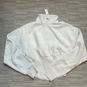 Victoria’s Secret gray quarter zip